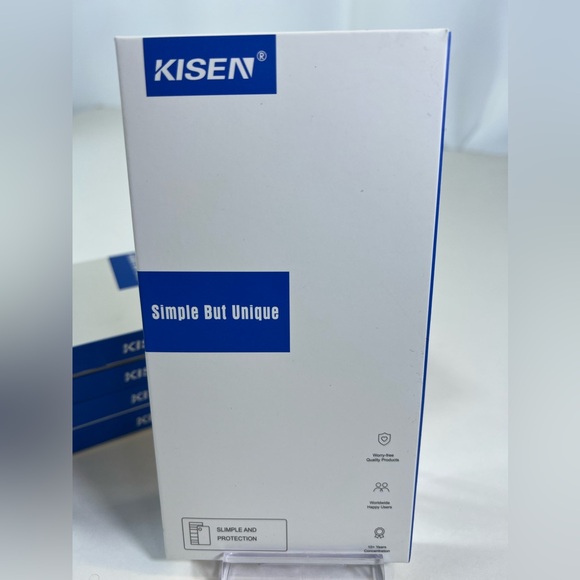 KISEN - 4PC Simple But Unique iPhone 12 Pro Max Case In Navy Blue/Clear NIB - Picture 7 of 9